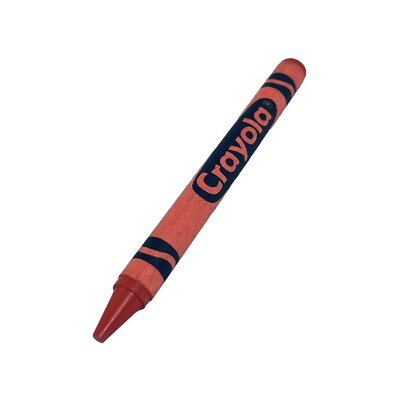 Orange Red Retired Crayola Crayon New Unused Binney & Smith New