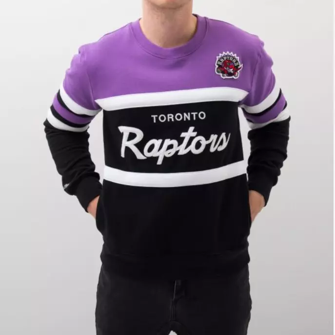 Men's Mitchell & Ness Purple/Black Toronto Raptors Head Coach