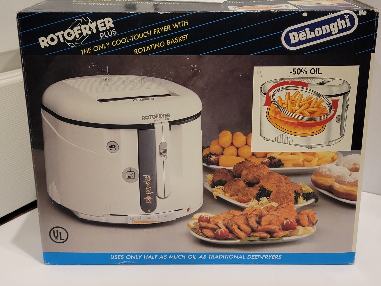 Delonghi Roto Fryer Plus Cool Touch Electric Deep Oil Fry Machine
