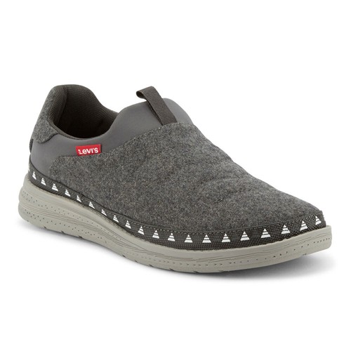 Levi's Mens Keane Felt Comfort Loafer Rubber Sole Indoor/Outdoor Slipper Shoe