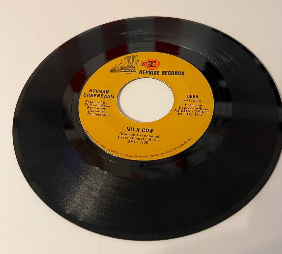 Norman Greenbaum Spirit in the Sky_Milk Cow (45rpm) eBay
