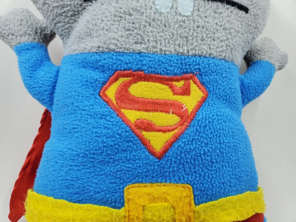 Muñeca fea de peluche de 10" Uglydoll BABO como Superman DC Comics Foto 4 de 4