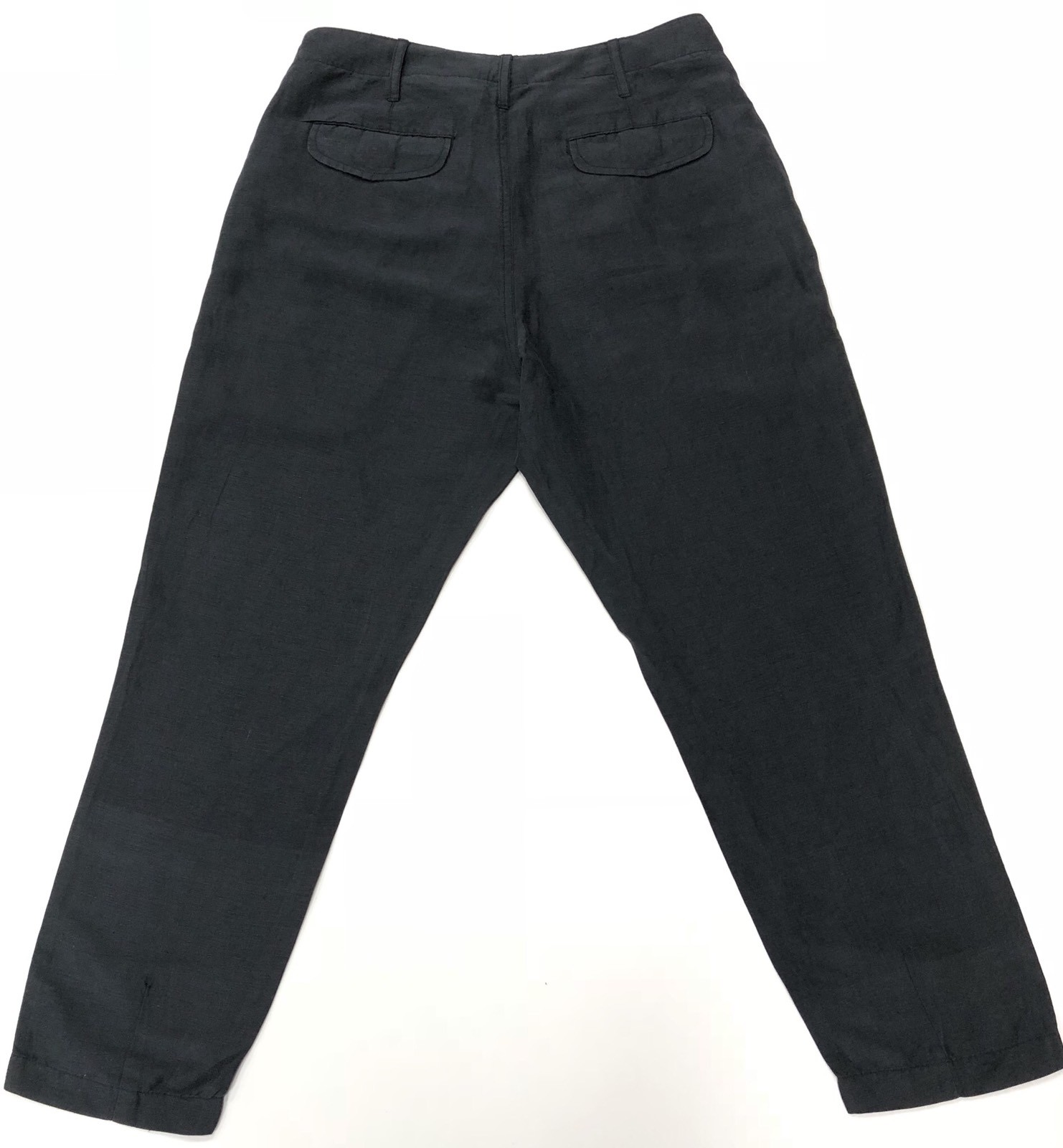 Levi's Linen Silk Pants Made & Crafted Crop in Charcoal RRP$198 image 6