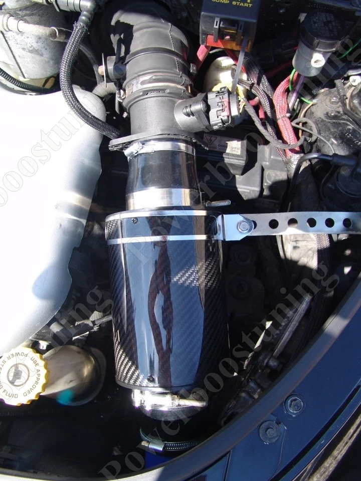 FILTRE BOITE A AIR CARBONE KIT D ADMISSION DIRECTE DYNAMIQUE UNIVERSEL TYPE BMC - Photo 2/4