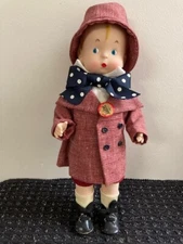 Vintage 1979 Effanbee SKIPPY Limited Edition Vinyl Doll 14" w/Skippy Pin