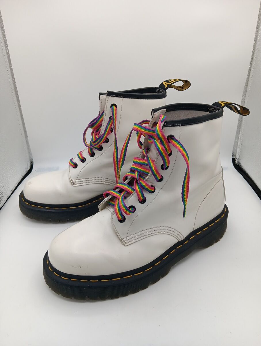 Dr Martens Doc Marten 26499 White Boots Unisex Womens Size M8