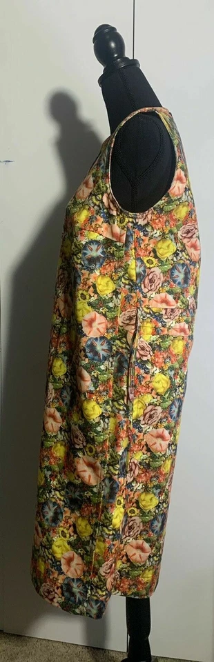 Vestido Camisa Marni Sin Mangas Ellebore Taladro Flor Ácida Nuevo Con Etiquetas Foto 4 de 4