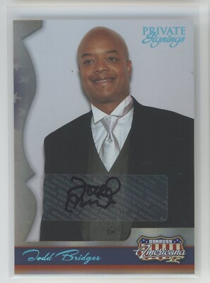 Todd Bridges 2008 Donruss Americana II Private Signings #124 Autograph /150 Auto
