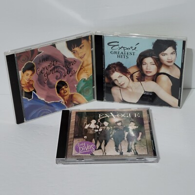 90's Female R&B/Pop Music 3 CD Lot : Expose The Cover Girls and EnVogue