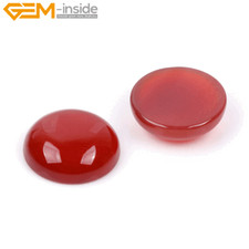 Semi-circle Red Agate Big size CAB Cabochon For Jewelry Ring Pendant Making 5Pcs