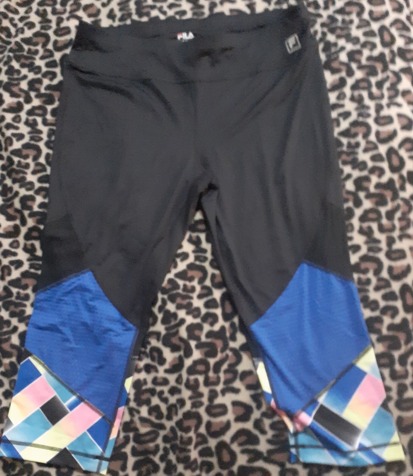 LEGGINGS DONNA FILA SPORT CAPRI TAGLIA LARGE