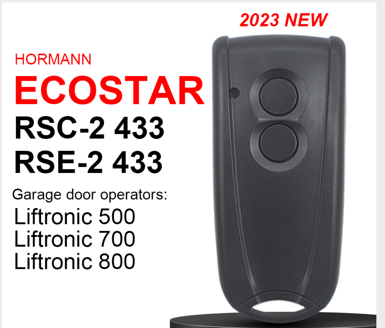 Hormann Ecostar Remote Control Garage Door Key Fob Transmitter Handset Liftronic eBay