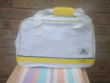 VINTAGE/OLDER LACOSTE PARFUM WHITE HOLDALL BAG