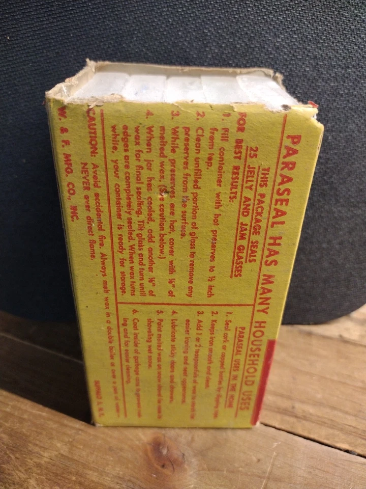 Vintage 1960s Advertising Parafin Wax Paraseal for Canning & Candles USA 🇺🇸 - Image 3 of 4