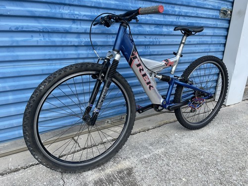 Vintage Trek Y26 Full Suspension Mountain Bike 16" Aluminum Rock Shox 1x Shimano - Picture 18 of 21