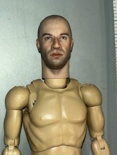 1:6 Scale WWII US Nude Figure - Ranger Private Caparzo - Facepool