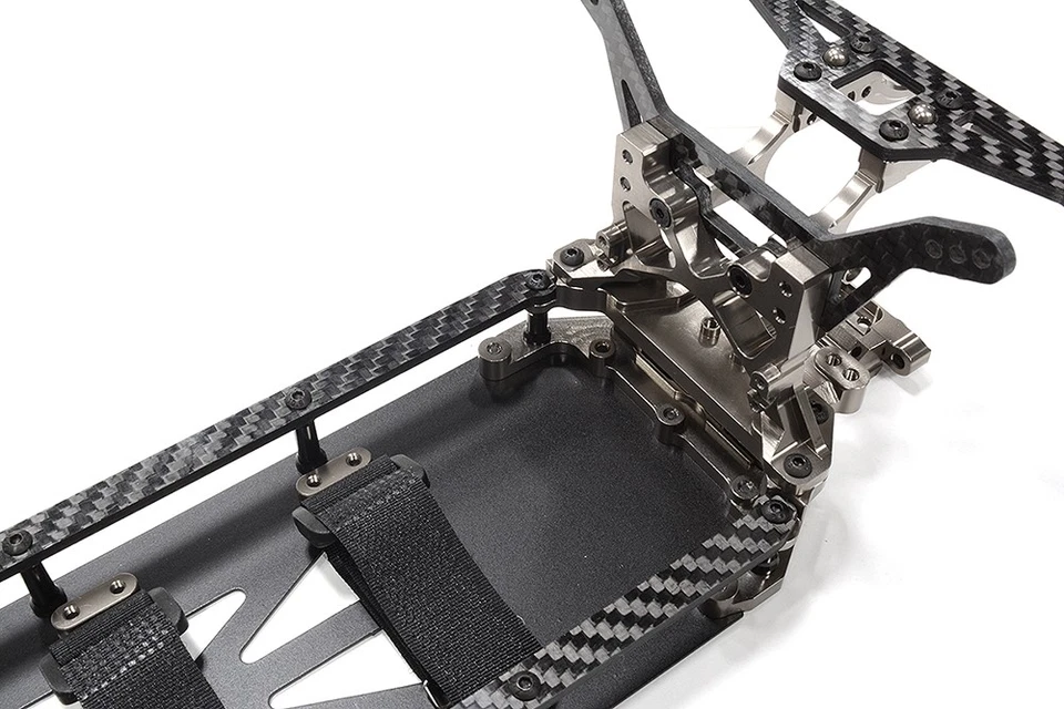 Alloy Chassis & Carbon Fiber Conversion Kit for Team Associated DR10 Drag - Image 2 of 4