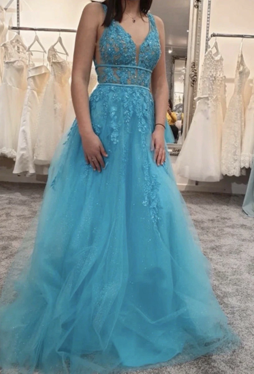 Aqua Formal Dresses for Women for sale | eBay UK
