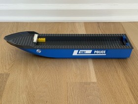 LEGO City Police Patrol Boat 7287 - HULL OF BOAT ONLY - With Stickers - #60277