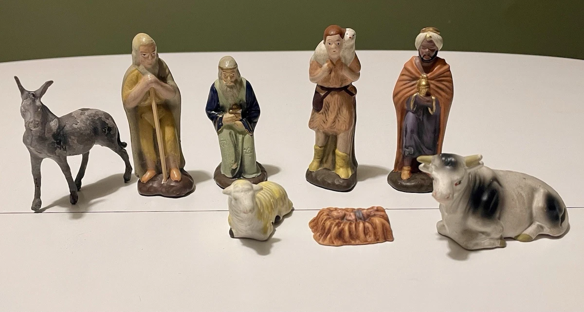 Christmas 1950-1959 Time Period Manufactured Collectible Nativity