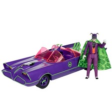McFarlane Toys - DC Retro Batmobile & The Joker Batman 6 Inch Multicolor