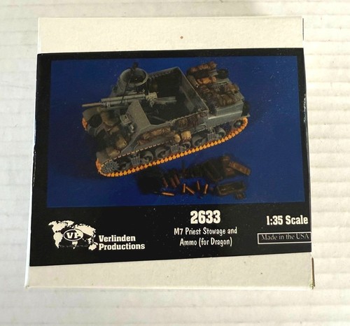VERLINDEN PRODUCTIONS. 2633. M7 PRIEST STOWAGEN UND MUNITION. Maßstab 1/35. RA-VJ