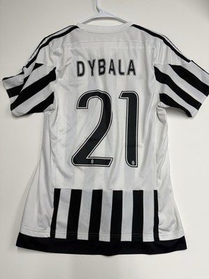 Juventus FC 2015-16 Home Soccer Jersey Adidas Men's Medium Dybala