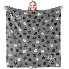 Dog Blanket, Dog Mom Lovers Owners Gifts for Women, Pet Lovers Gifts, Puppy P...