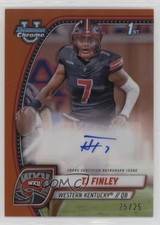 2024 Bowman U Chrome Prospect Orange Refractor 25/25 TJ Finley #PA-TFI Auto 1t1r