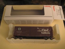 Marklin H0 45651-1 ATSF (#148773) Box Car w/doors open on both sides NIB
