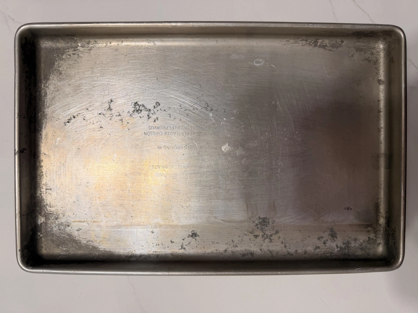 Vintage 6x10 Aluminum Toaster Oven Pan Drip Tray Replacement Fits Black & Decker