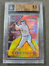 🌟 2000 Finest Cal Ripken Jr Tony Gwynn Gold Refractor MISSING DIE CUT BGS 9.5