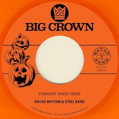 BACAO RHYTHM  STEEL - STRANGER THINGS THEME B/W HALLOWEEN THEME - Vi - E3447z