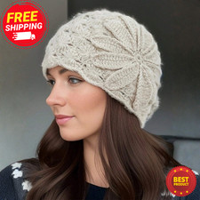 Beanie Hat Cap Plain Knit Ski Skull Cuff Winter Warm Slouchy Women Caps For Fall