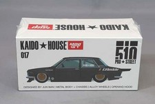 MINI GT Datsun 510 Pro Street GReddy Gunmetal Minicar