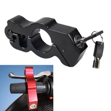 US Black Motor Handlebar Lock Anti-Theft Grip Throttle Security Bike Scooter ATV