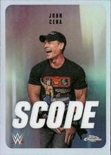 2026 Topps Chrome WWE Scope #SCO-5 John Cena REFRACTOR