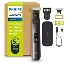 Philips Norelco OneBlade 360 Pro Face Body Trimmer Hybrid Shaver,Model QP6552/90