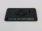 GI Joe Figure Name Plate Display Stand /Base  2008 Cobra Night Watch Trooper