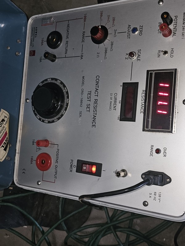 ADWEL International LTD Contact Resistance Test Set Model CRD-100X2