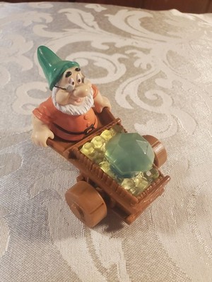 Vintage Disney Snow White Dwarf Doc Diamond Mine Cart Toy Figure RARE 