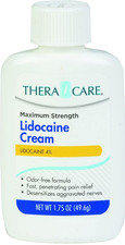 Thera Care Maximum Strength OTC Lidocaine Cream  Numbs Away Pain  Long-Lasting