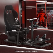 Supllueer Racing & Flight Simulator Cockpit Fits Logitech G29 G920 Saitek X52Pro