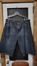 Phat Classics dark blue denim shorts size 40 baggy street Wear skate