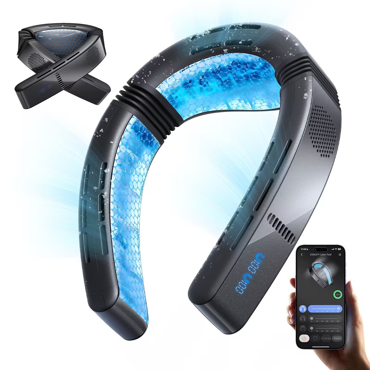 TORRAS - COOLiFY Cyber Fold 2026 Flagship AI Neck Air Conditioner