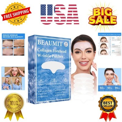 Forehead Wrinkle Patches Overnight 20 pcs with Collagen, Anti Wrinkle Patches...