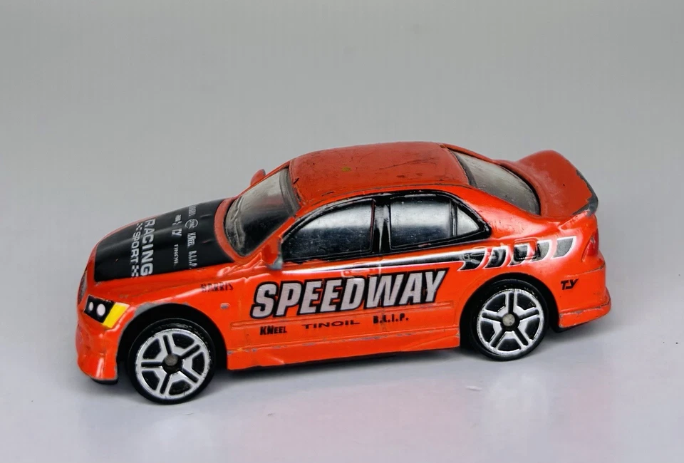 MOTORMAX RED LEXUS IS300 Speedway Car Very Rare 1/64 scale USED /LOOSE - Image 3 of 4