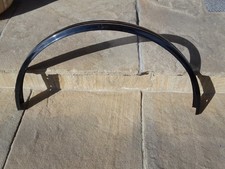 Oldtimer Fahrrad Schutzblech hinten schwarz neuwertig gold weiß liniert Adler ??