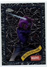 2025 Topps Chrome Marvel Comics Spider Web Refractor /399 Bloodline #9 0fp5