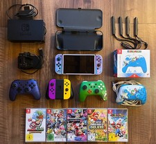 Nintendo Switch OLED - 5 Spiele - Mario Kart - Super Smash bros. Uvm